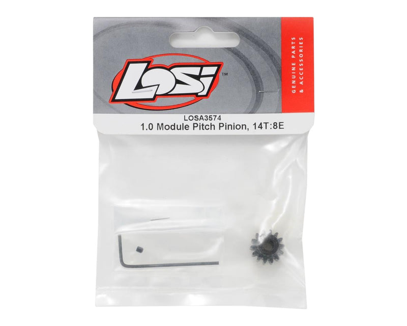 LOSA3574 Losi Mod1 5mm Bore Pinion Gear (14T)
