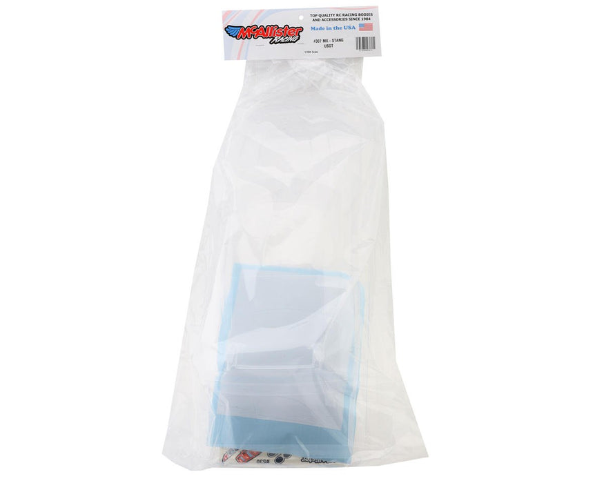 307 McAllister Racing MX Stang 1/10 On-Road Touring Car Body (Clear) (.030)