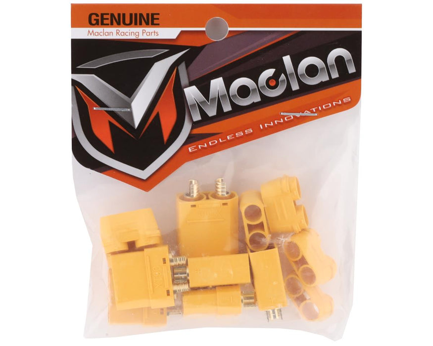MCL4115 Maclan XT90 Connector (3 Female/3 Male) (Yellow)