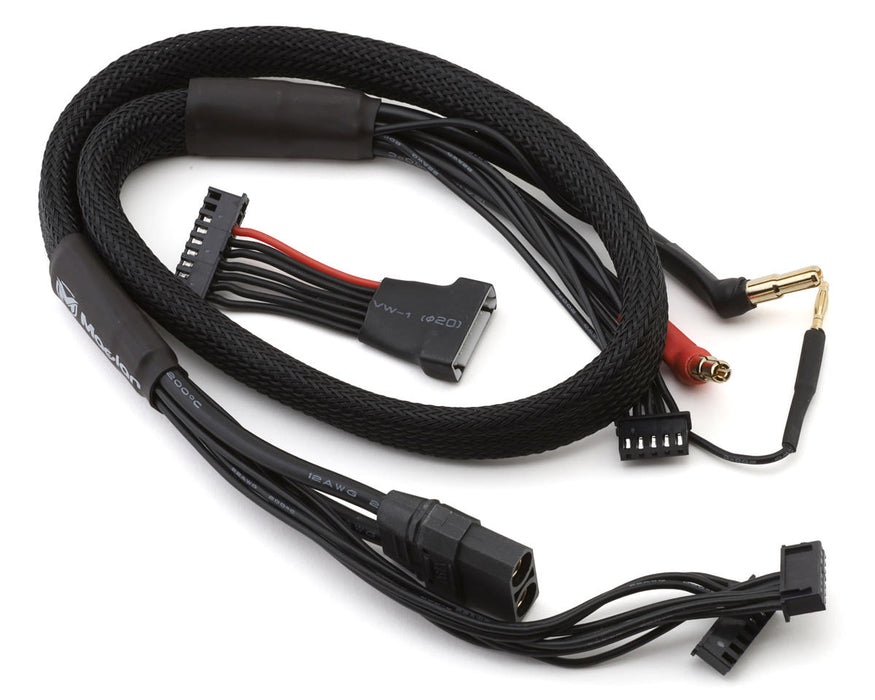 Maclan Max Current 2S/4S Charge Cable (XT90) (Junsi iCharger 456 & 458DUO) w/4mm & 5mm Bullet Connector MCL4333