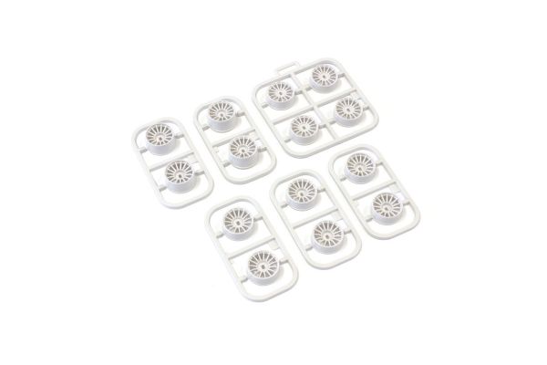 MDH100W Kyosho Multi Offset Wheel Set(White/AWD/14pcs.)