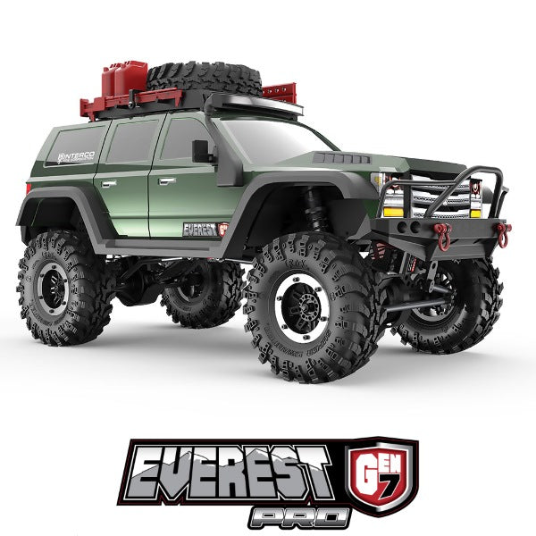 Redcat Everest Gen7 PRO RC Scale Crawler - 1:10 Brushed Rock Crawler 131800V1-PRO-BLACK