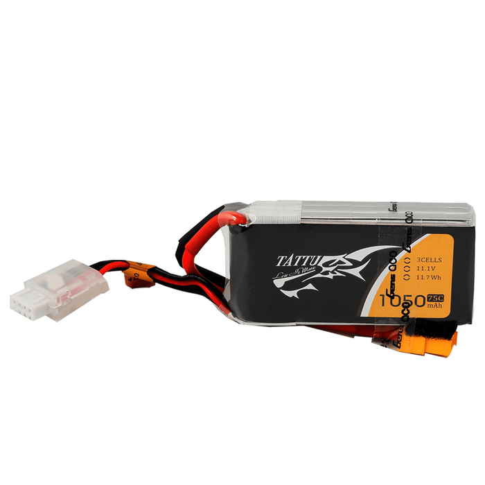 RER31324 REDCAT Tattu 1050mAh 11.1V 75C 3S1P Lipo Battery Pack With XT60 Plug