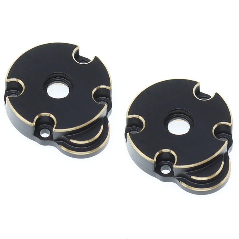 RER30175 Redcat Racing Ascent PORTAL BOX OUTER WITH MACHINED EDGE (BRASS)(1PAIR)