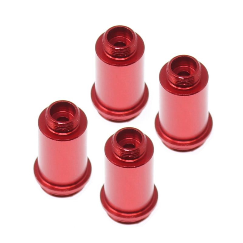 RER30381 Redcat Racing Ascent 8 SHOCK BODIES (ALUMINUM)(RED)(4PCS)
