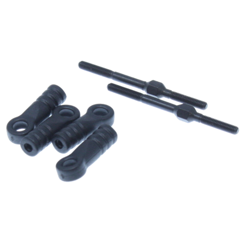 70510 Red Cat Turnbuckles w/ Rod Ends (Steel) (2pcs)