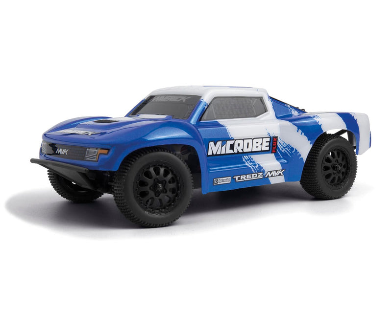 Maverick Microbe SC Flux 1/24 Brushless RTR 2WD Short Course Truck (Blue) w/2.4GHz Radio, Battery & Charger