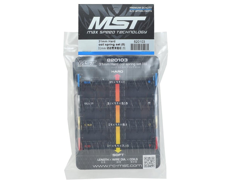 820103 MST 31mm Hard coil spring set (8)