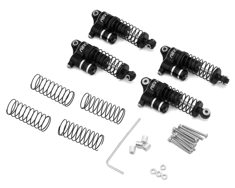 NX-616 NEXX Racing Redcat Ascent-32 37mm Aluminum Threaded Oil-Filled Reservoir Shocks (4)