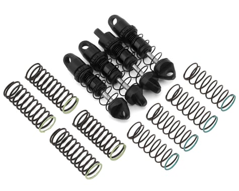NX-617-B NEXX Racing Axial SCX30 25mm Aluminum Threaded Oil-Filled Shocks (Black) (4)