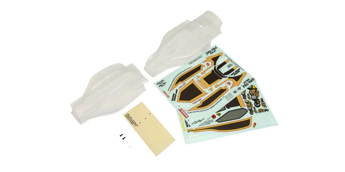 OTB249 Kyosho Non-DecorationBody&UnderBody(OPTIMA PRO)