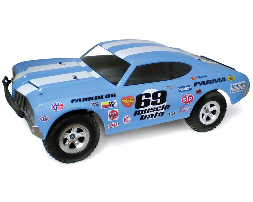 1244 Parma PSE 1/10 '69 Muscle Baja Short Course Body (Clear)