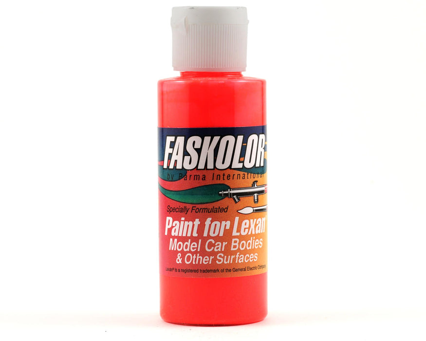 40105 Parma PSE Faskolor Water Based Airbrush Paint (Fasflourescent Red) (2oz)