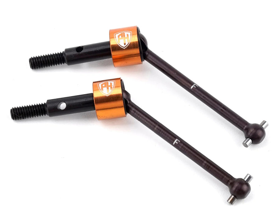 PHB6421ORANGE PowerHobby Steel Front Drive Shafts CVD Orange, HPI RS4 Sport3