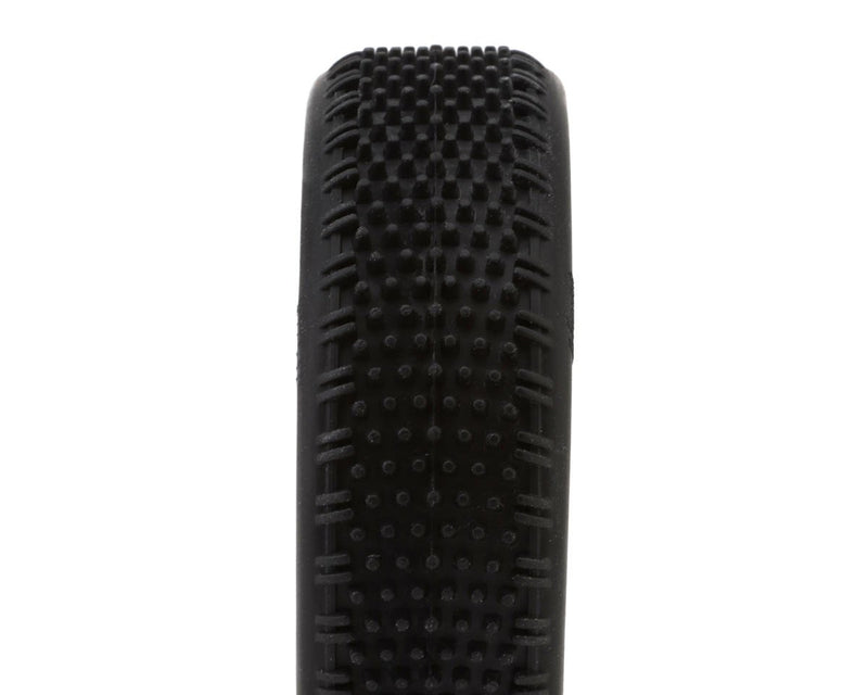 PMT3070-C3-W Pro-Motion Viper 2.2" Slim 2WD Pre-Mount Front LP Carpet 1/10 Buggy Tire (C3 Green/Medium) (White) (2)