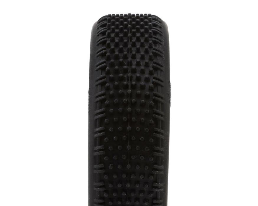 PMT3070-C2-W Pro-Motion Viper 2.2" Slim 2WD Pre-Mount Front LP Carpet 1/10 Buggy Tire (C2 Blue Medium/Hard) (White) (2)