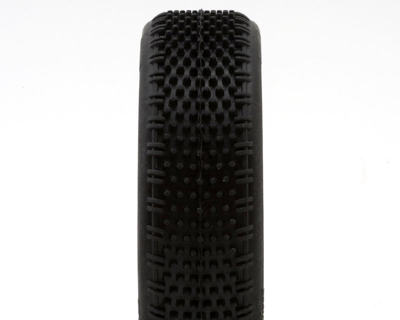 3070-C4-Y Pro-Motion Viper 2.2" 2WD Front LP Carpet 1/10 Pre-Mounted Buggy Tires (Yellow) (C4 Red/Soft) (2) w/12mm Hex