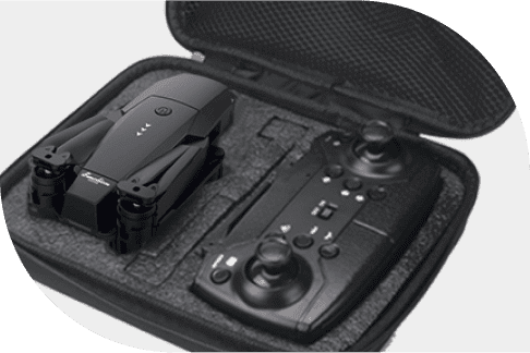 Black Falcon Collapsible Quadrocopter with Camera