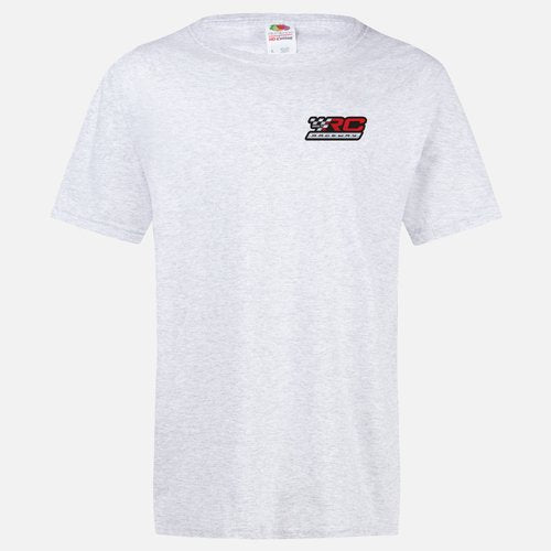 997 RC Raceway T-Shirt, Ash (Original Corner Black Logo)
