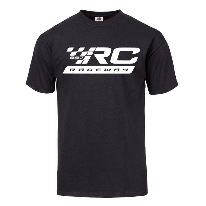 997 RC Raceway T-Shirt, Black (White Logo)