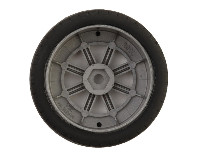 PRO1036310 Pro-Line Losi® NASCAR® Goodyear Blue Streak VTA Front Pre-Mounted Tires (Grey) (2)