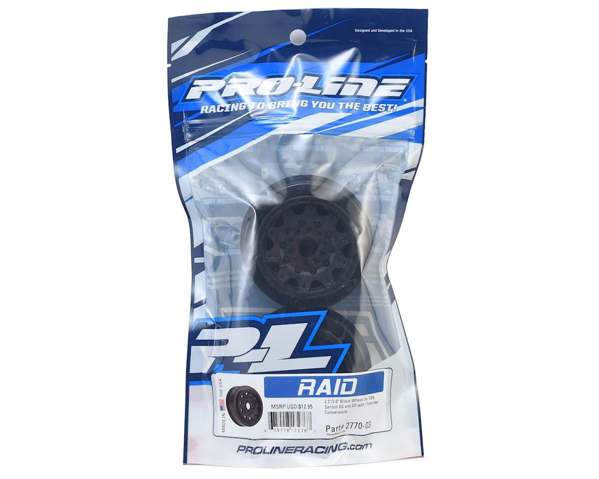 PRO2770-03 Pro-Line Raid Short Course Wheels (Black) (2) w/17mm Hex
