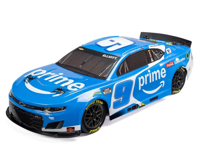 PRO371721 Pro-Line Losi NASCAR® Chase Elliott #9 Amazon Prime 2025 Chevy Camaro Pre-Painted Body (Blue) (Limited Edition)