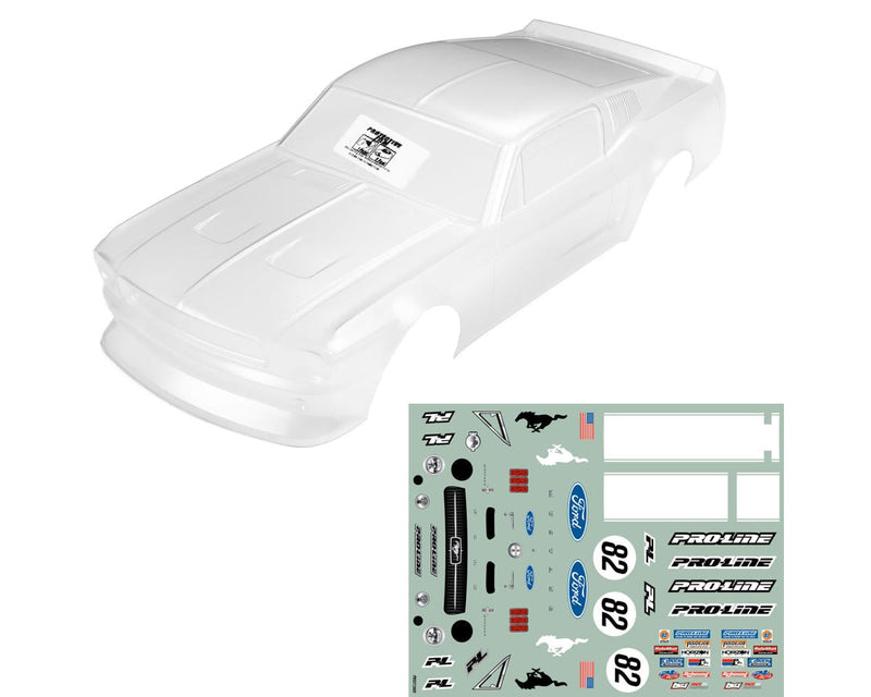 PRO372817 Pro-Line 1/12 Losi NASCAR 1968 Ford Mustang VTA Body (Clear)