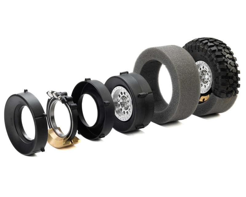 PRO647900 Pro-Line Rock-Tek 1.9" Rock Crawler Dual Stage Foam & Brass Weight (108g ea) (2) (108g ea)