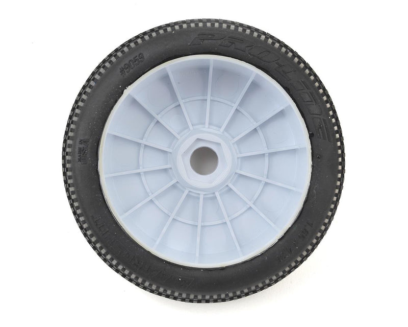 9059-033 Pro-Line ElectroShot Pre-Mounted 1/8 Buggy Tires (White) (2) X3 Soft Compound