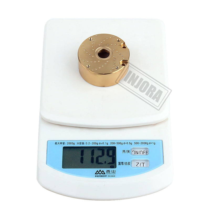 TRX4-8251C INJORA 95g 104g 113g Counter Weight Brass Outer Portal Drive Housing #8251 for TRX-4 TRX-6