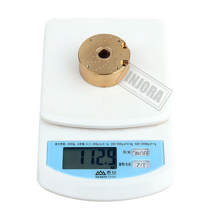 TRX4-8251C INJORA 95g 104g 113g Counter Weight Brass Outer Portal Drive Housing #8251 for TRX-4 TRX-6