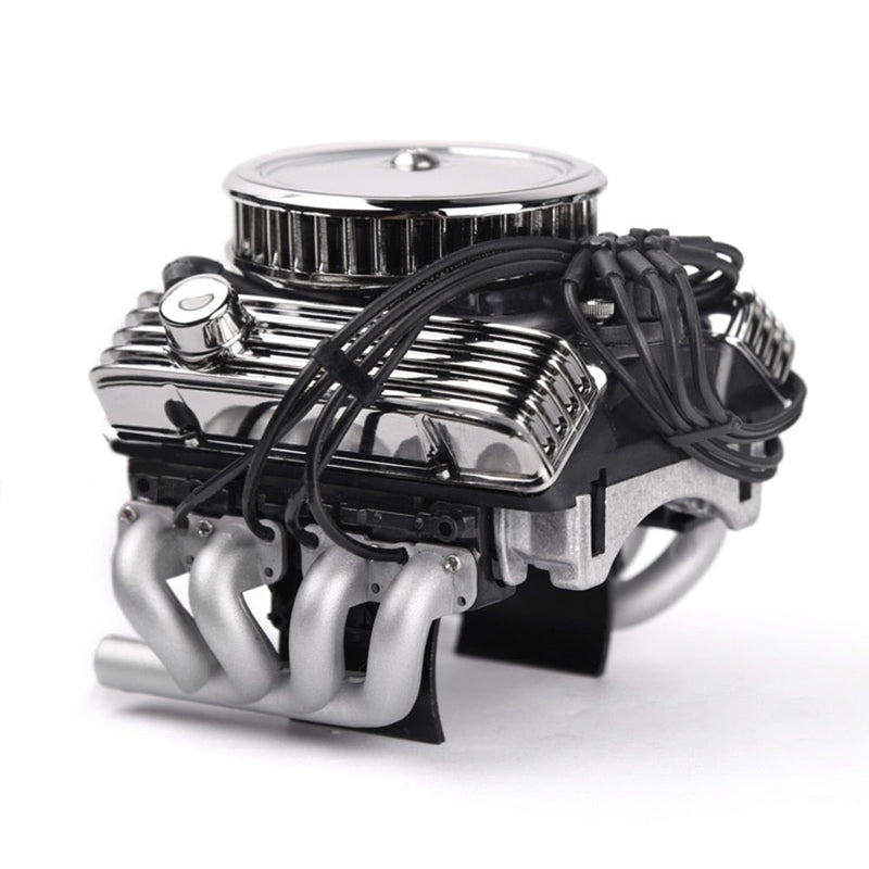 INJORA F82 V8 Simulate Engine Motor Cooling Fans Radiator For 1/10 RC Crawler