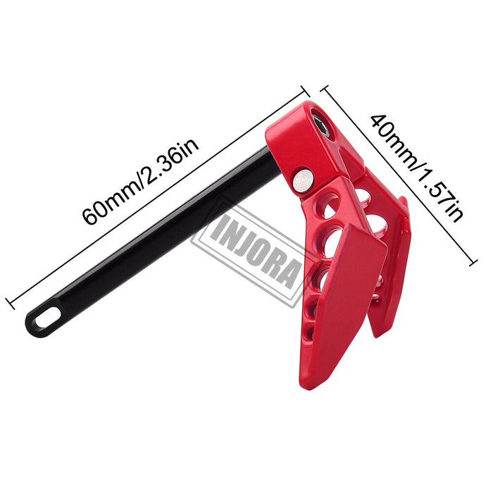 INJORA 60*40mm Metal Foldable Winch Earth Anchor Decor For 1/10 RC Crawler