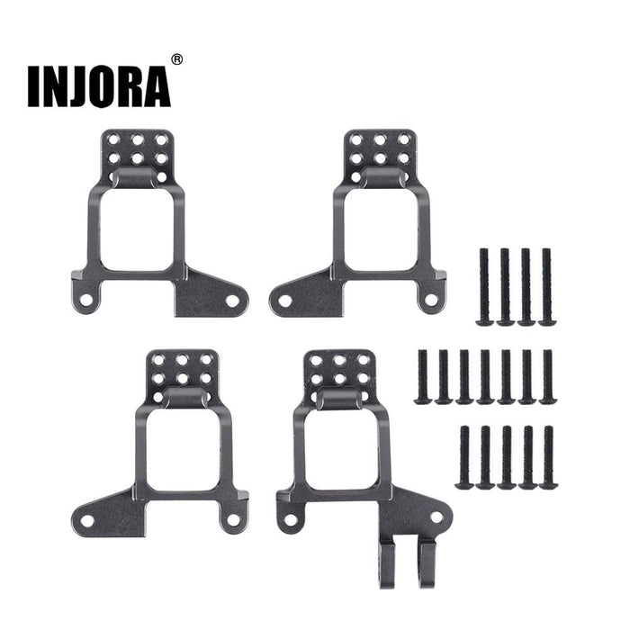 INJORA 4PCS Aluminum Front & Rear Shock Towers Mount For TRX4 #8216