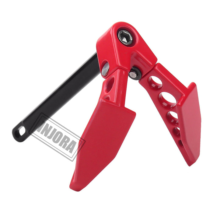 INJORA 60*40mm Metal Foldable Winch Earth Anchor Decor For 1/10 RC Crawler