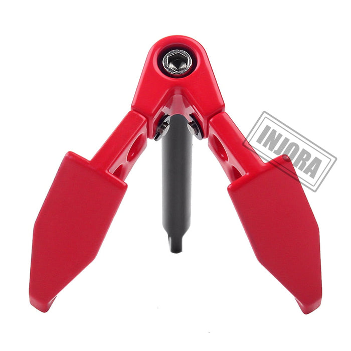 INJORA 60*40mm Metal Foldable Winch Earth Anchor Decor For 1/10 RC Crawler