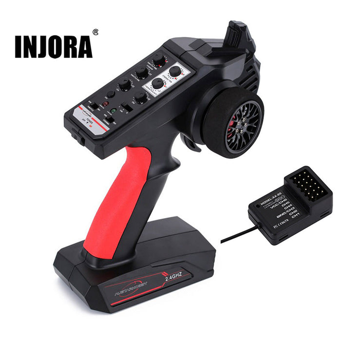 INJORA AX8S 6CH 2.4GHz Remote Control Digital Radio Transmitter With Receiver For RC Cars