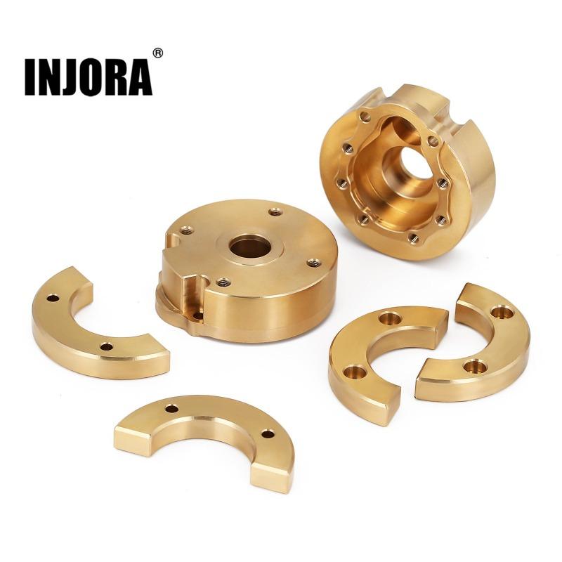 TRX4-8251E INJORA 129g/Pcs Brass Counterweight Outer Portal Drive Housing For TRX-4 TRX-6