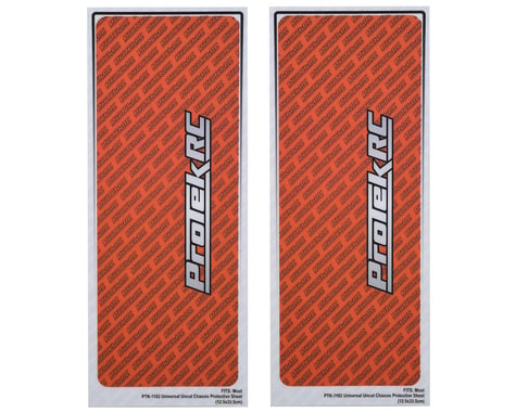 PTK-1102-ORG -  ProTek RC Universal Chassis Protective Sheet (Orange) (2) (12.5x33.5cm)
