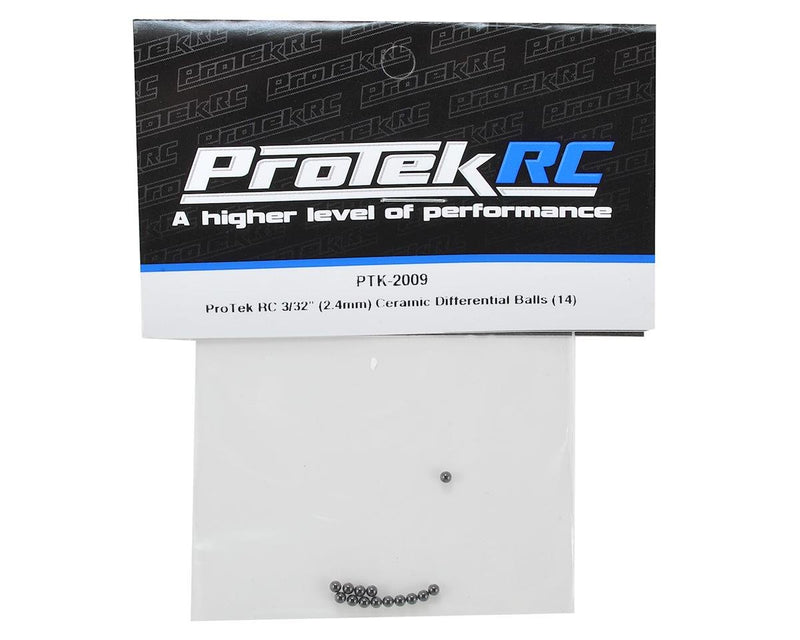 PTK-2009 - ProTek RC 3/32" (2.4mm) Ceramic Differential Balls (14)