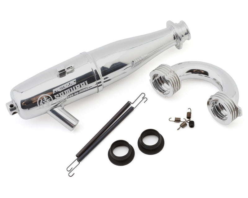 PTK-2135 ProTek RC 2135 Tuned Exhaust Pipe w/80mm Manifold (Welded Nipple)