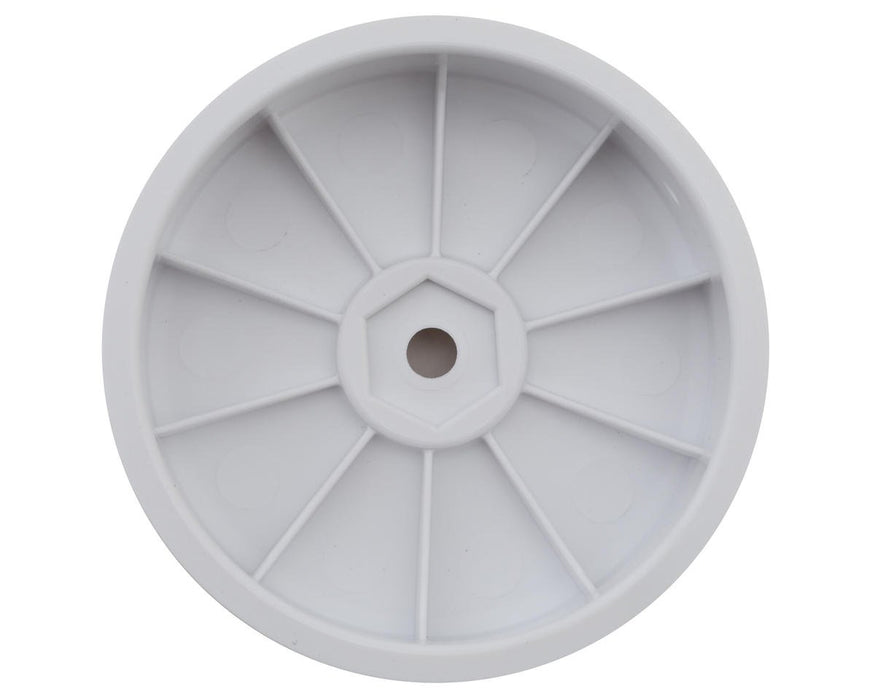 PTK-2756 ProTek RC 2.2" "Narrow" Concave Front 2WD 1/10 Buggy Wheels (White) (4) (12mm Hex)