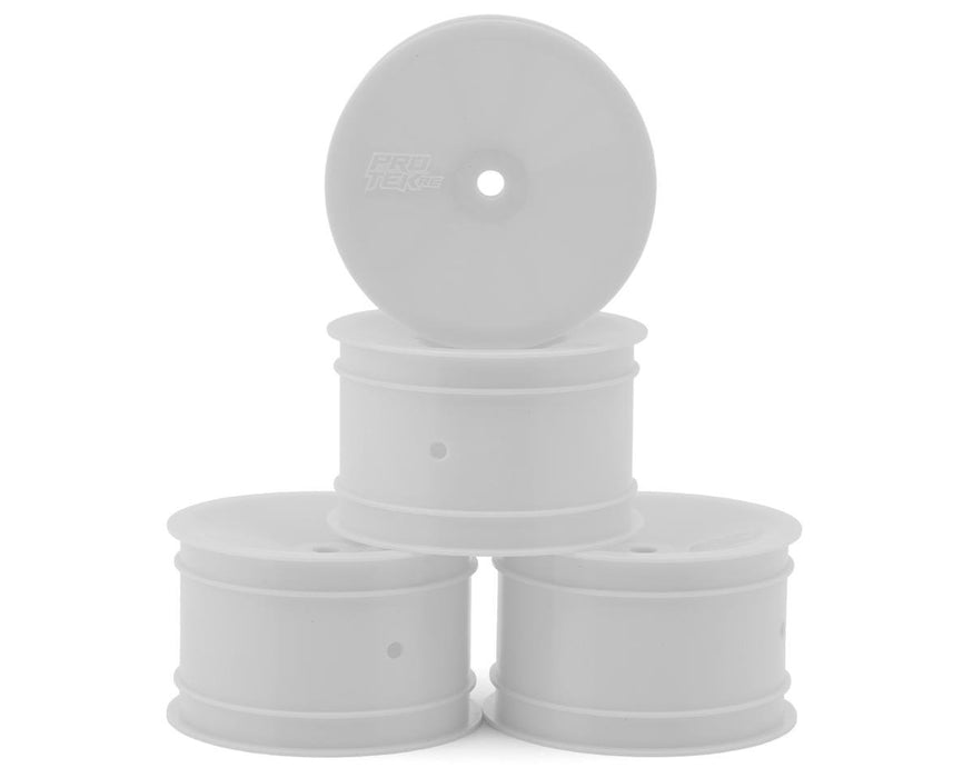 PTK-2758 ProTek RC 2.2" Concave Rear 1/10 Buggy Wheels (White) (4) (12mm Hex)