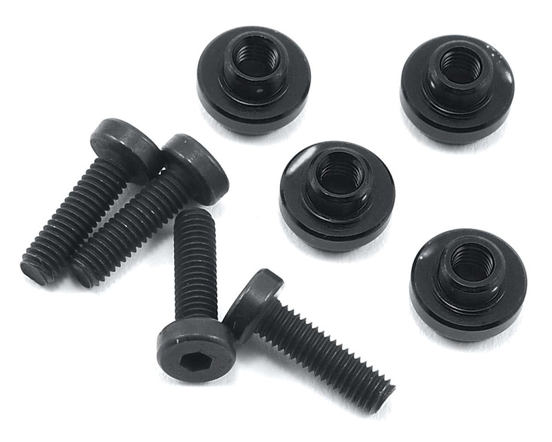 PTK-3040 ProTek RC Aluminum Servo Mount Grommet (Black) (4)