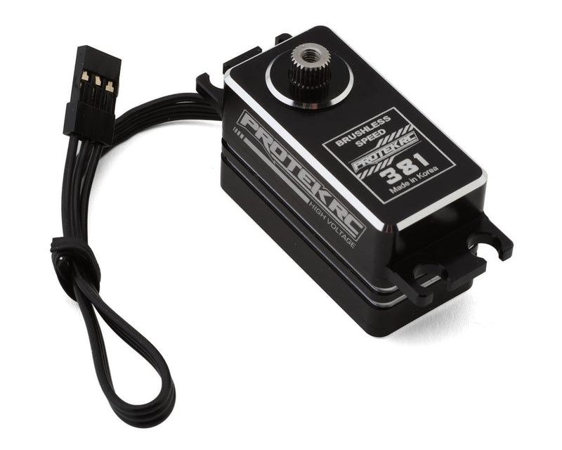 PTK-381 ProTek RC 381 Ultra Low Profile High Speed Brushless Servo (High Volt / Metal Case)
