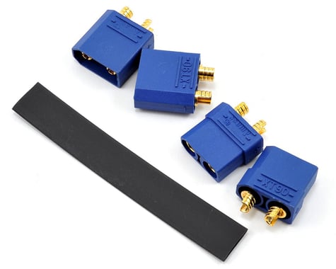 PTK-5039 - ProTek RC 4.5mm "TruCurrent" XT90 Polarized Connectors (2 Male/2 Female)