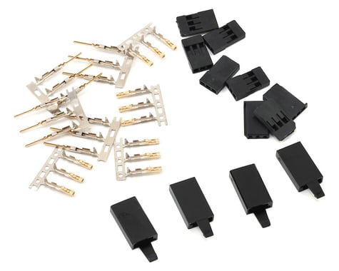 Protek RC PTK-5046 Futaba & JR Style "Locking" Servo Connectors (4 Pair)