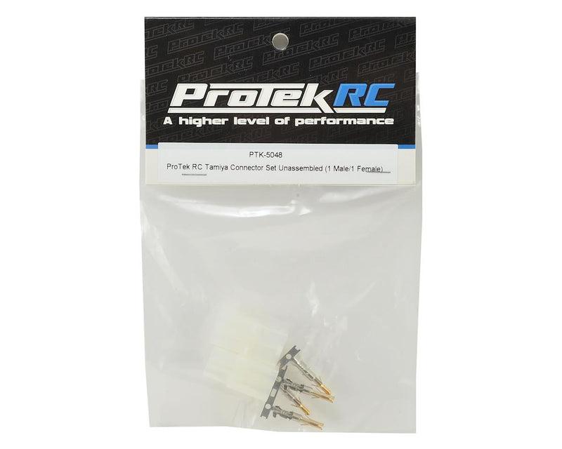 PTK-5048 ProTek RC Tamiya Connector Set (1 Male/1 Female)
