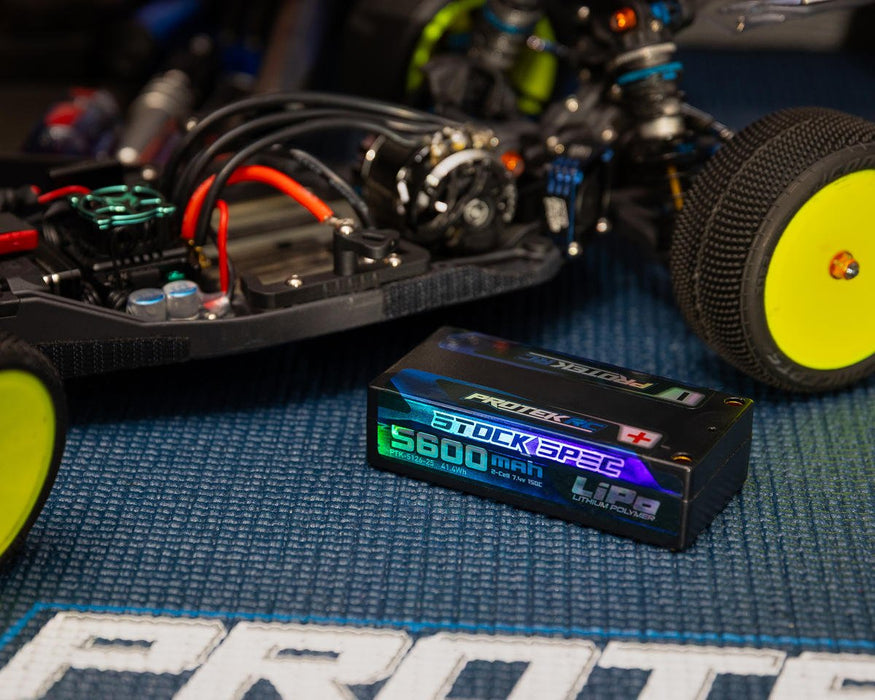 PTK-5126-25 ProTek RC 2S 150C Low IR Si-Graphene "Stock Spec" Shorty LiPo Battery (7.4V/5600mAh) (ROAR Approved)